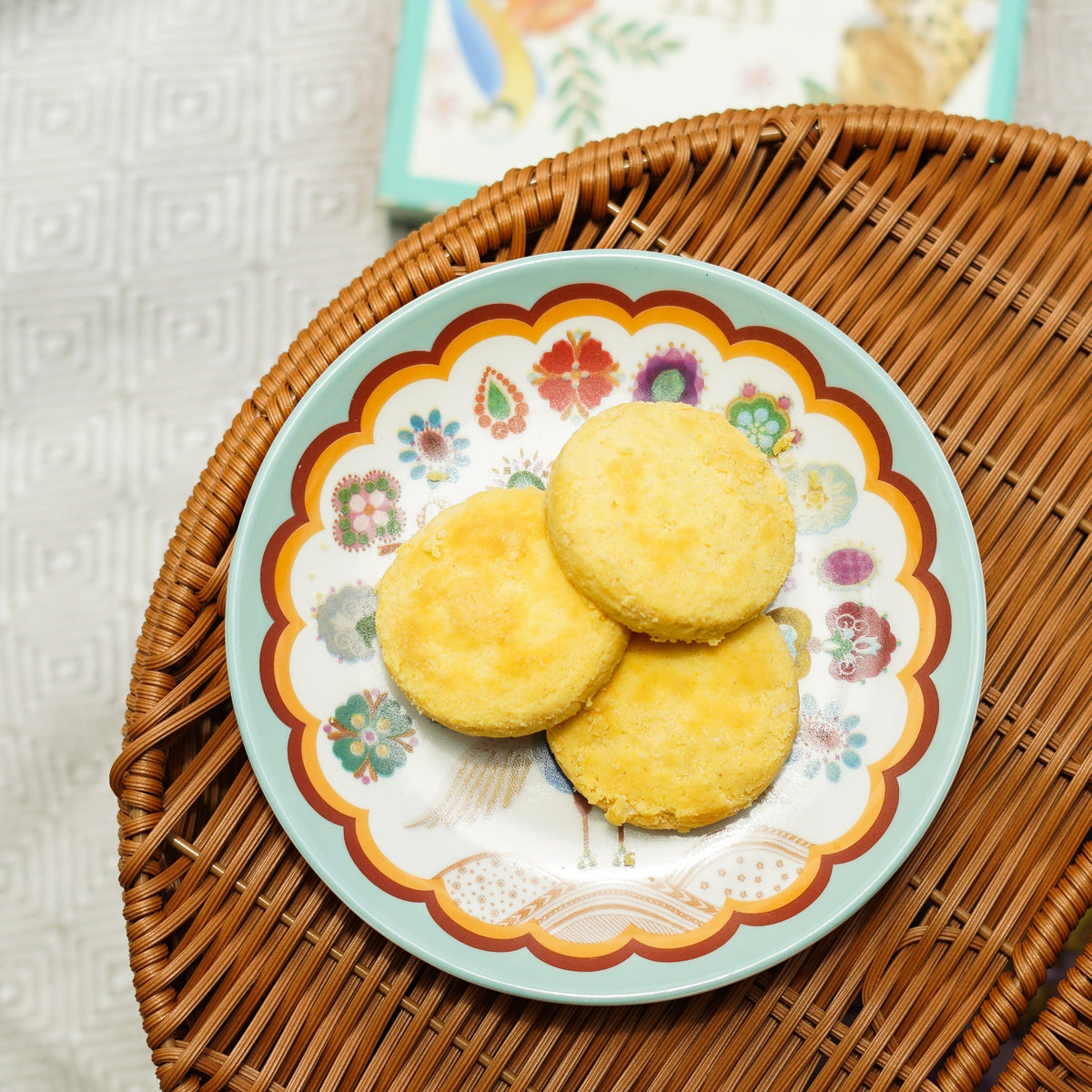 The Jewelled Peacock Tapas Plate (Set of 4)